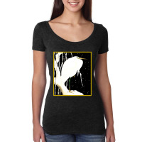 Hot Trend Egret In The Snow Women's Triblend Scoop T-shirt | Artistshot