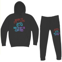 Limited Edition Funny Gamer Sayings, Sorry I'm Lat Hoodie & Jogger Set | Artistshot