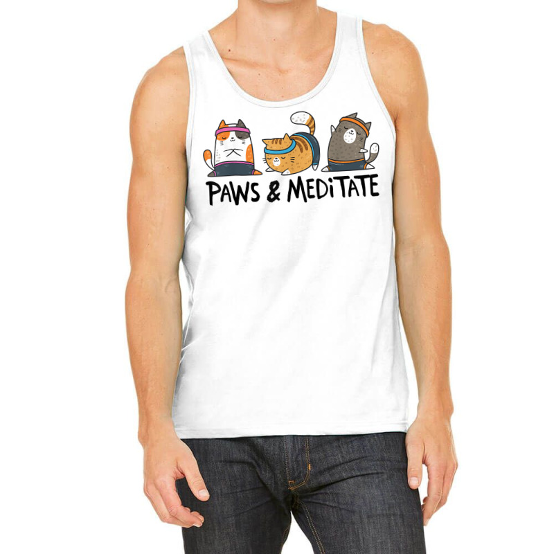 Yoga Cat Paws And Meditate Yoga Position Workout G Tank Top by karynadreck | Artistshot