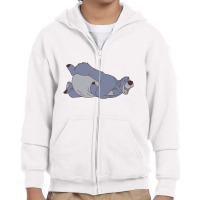 Baloo Laughing Youth Zipper Hoodie | Artistshot