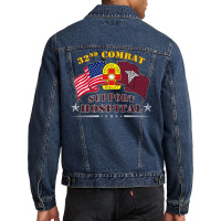 Army Combat Medic   32nd Combat Support Hospital V Men Denim Jacket | Artistshot