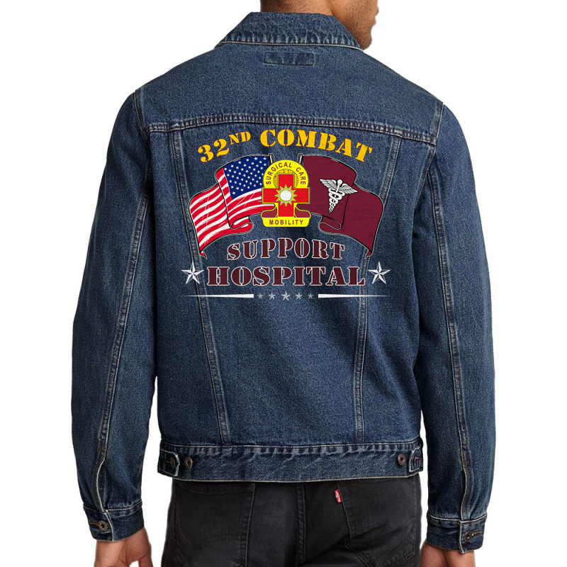 Army Combat Medic   32nd Combat Support Hospital V Men Denim Jacket by mheny | Artistshot