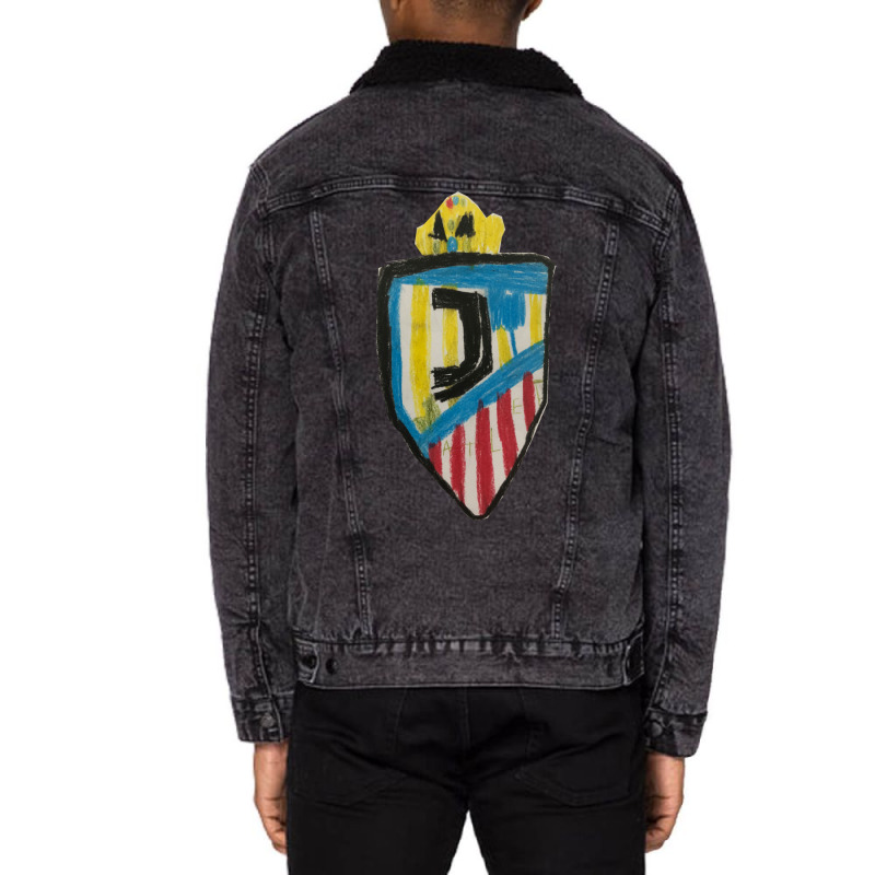 Atleticoventus Unisex Sherpa-lined Denim Jacket | Artistshot