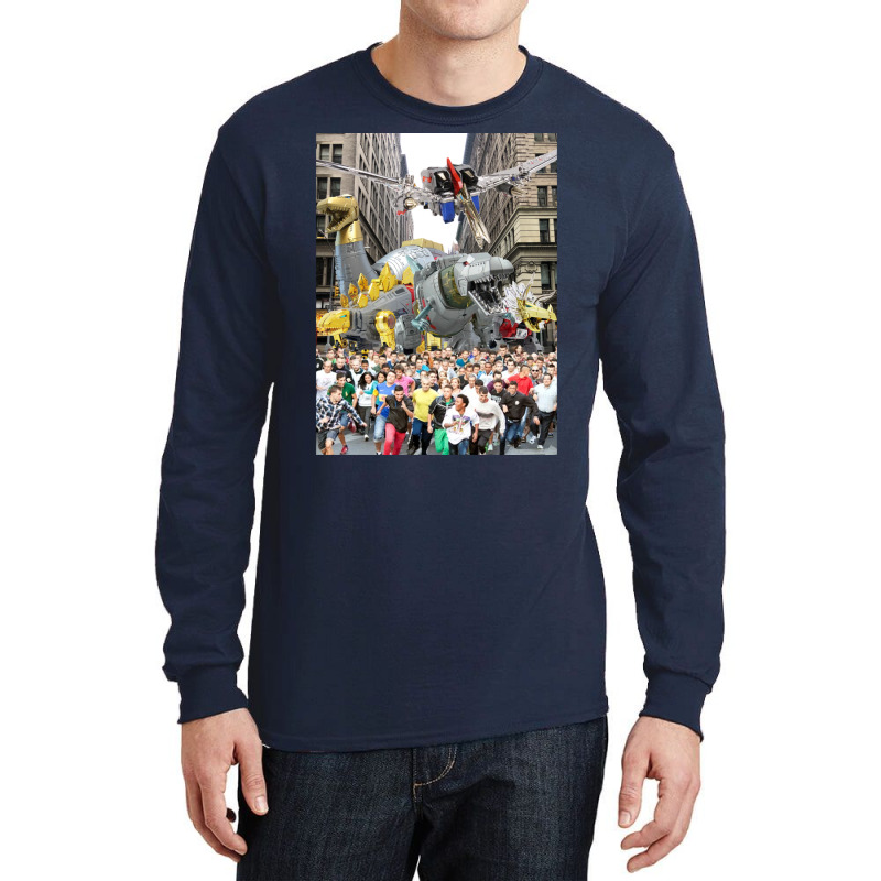 Attack Of The Dinobots Long Sleeve Shirts | Artistshot