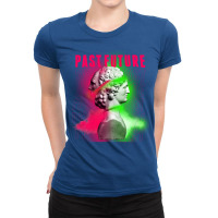 Janus Mythology Vaporwave Pink And Green Ladies Fitted T-shirt | Artistshot