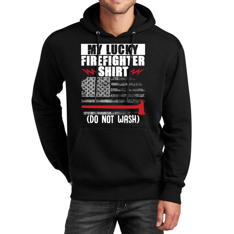 Trending Fire Rescue My Lucky Firefighter Shirt Unisex Hoodie | Artistshot