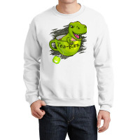 Cute Dino T Rex Dinosaur King Reptile Party Cup Crewneck Sweatshirt | Artistshot