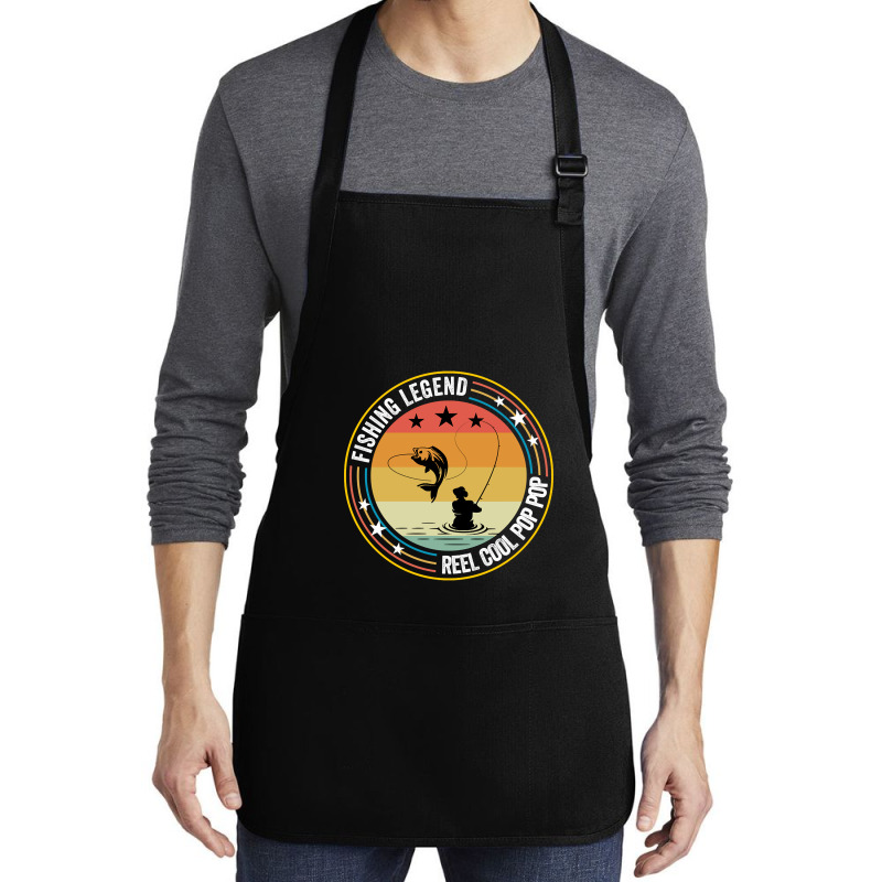 Limited Edition Fishing - Fishing Legend Reel Cool Medium-length Apron | Artistshot