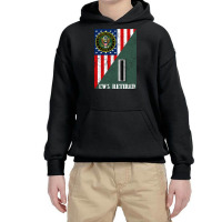 Retired Army Chief Warrant Officer Five Cw5 Half R Youth Hoodie | Artistshot