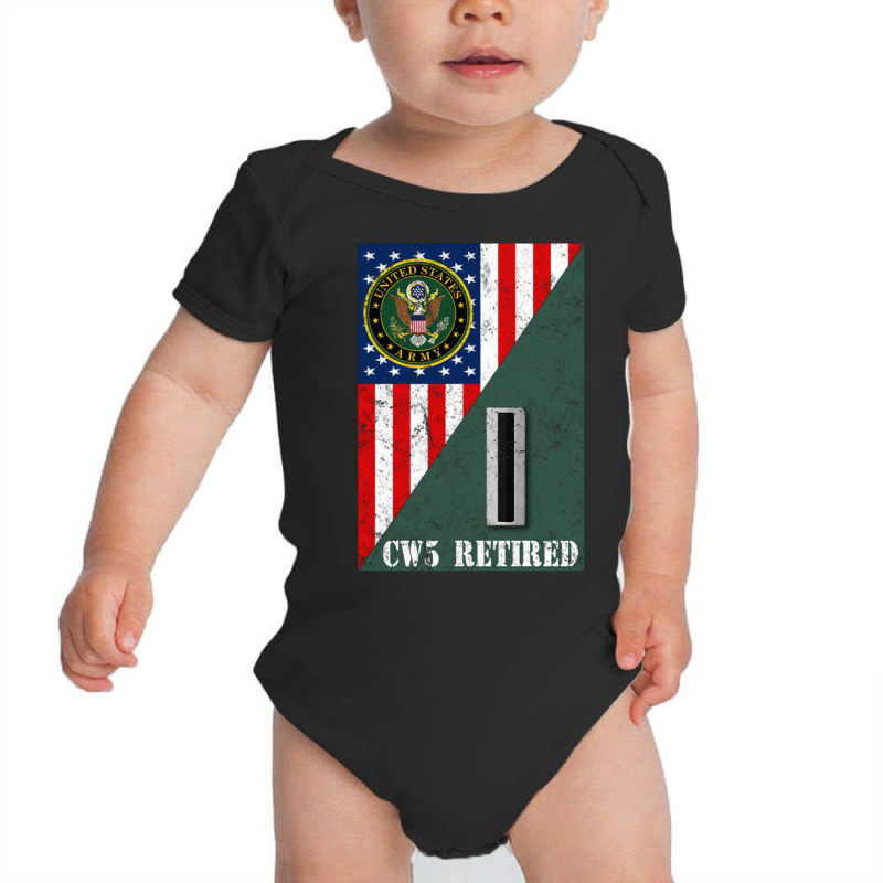 Retired Army Chief Warrant Officer Five Cw5 Half R Baby Bodysuit by mauthe | Artistshot