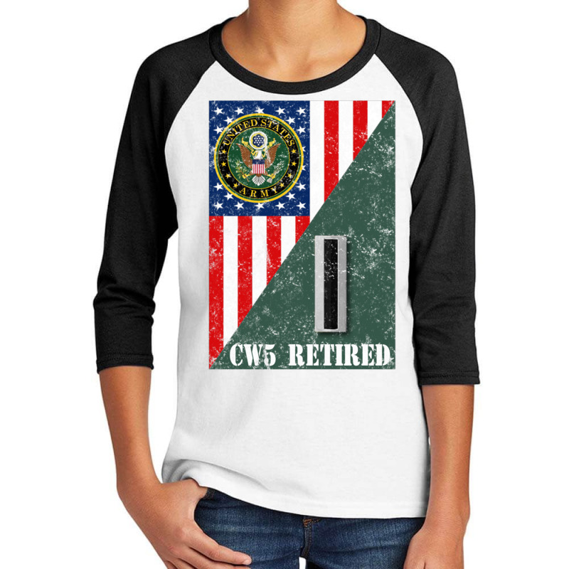 Retired Army Chief Warrant Officer Five Cw5 Half R Youth 3/4 Sleeve by mauthe | Artistshot