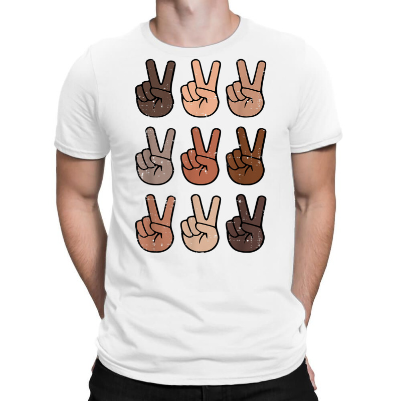 Melanin Peace Diversity Beauty Has No Skin Tone Bl T-shirt | Artistshot