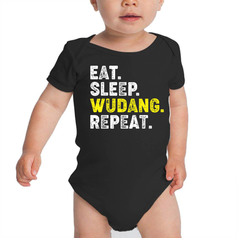 Eat Sleep Wudang Repeat Funny Kung Fu Chinese Mart Baby Bodysuit | Artistshot