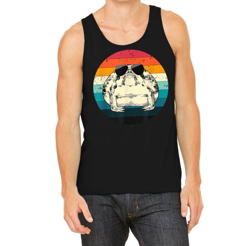 Retro Vintage Desert Rain Frog With Sunglasses Ani Tank Top | Artistshot