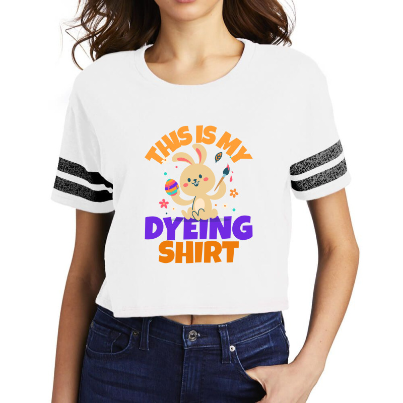 This Is My Dyeing Shirt Scorecard Crop Tee | Artistshot