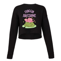 Froggin Awesome Cropped Sweater | Artistshot