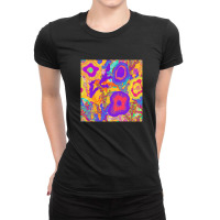 Cute Pattern In A Small Flower Little Leave Flowers Colorful Bright Su Ladies Fitted T-shirt | Artistshot