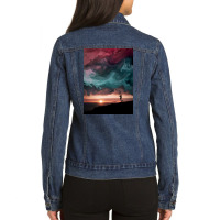 Space Ladies Denim Jacket | Artistshot