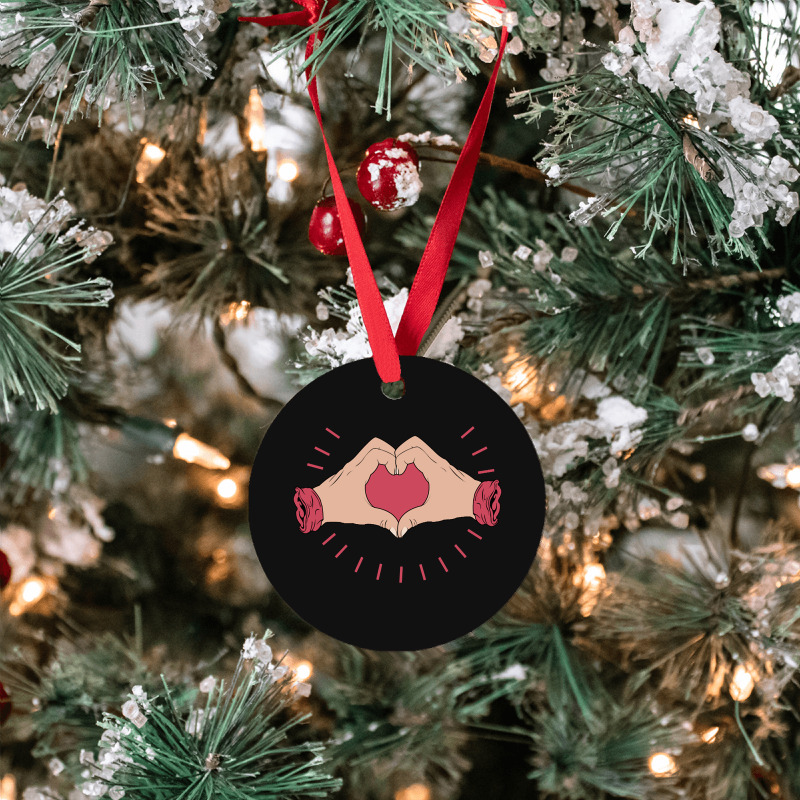 Trending Hand Heart Ornament | Artistshot