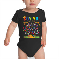 Soy Yo National Hispanic Heritage Month Latin Flag Baby Bodysuit | Artistshot