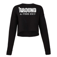 Womens Fuck Around And Find Out Men Funny Christma Cropped Sweater | Artistshot