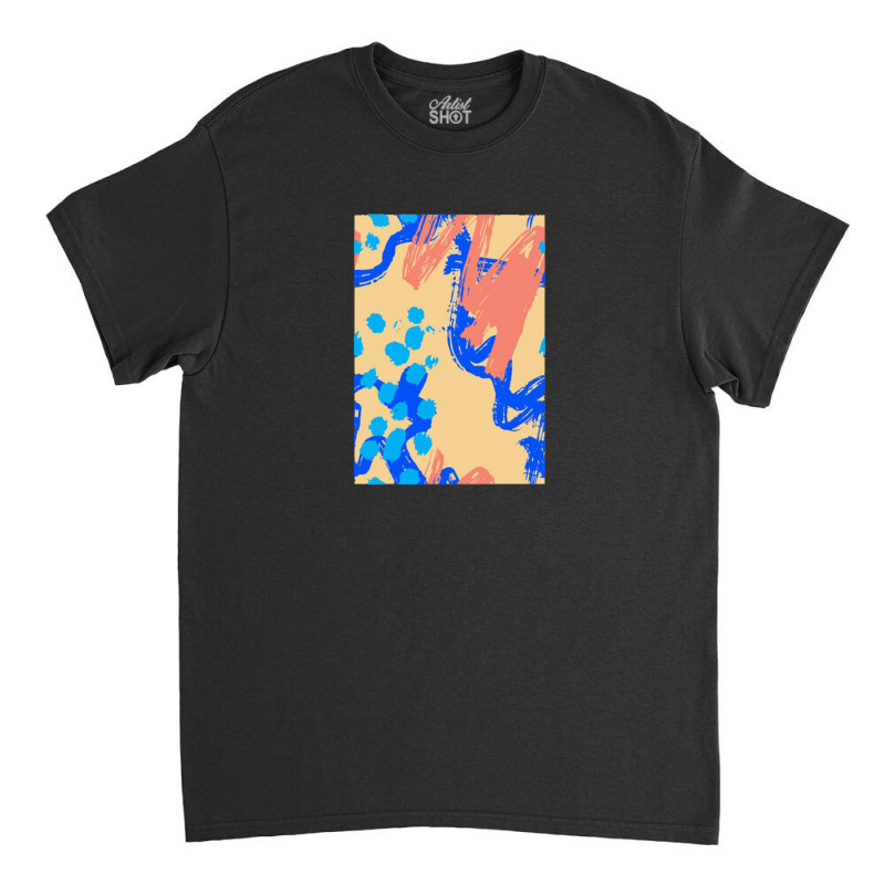 Cute Pattern In A Small Flower Little Leave Flowers Colorful Bright Su Classic T-shirt by agus03 | Artistshot