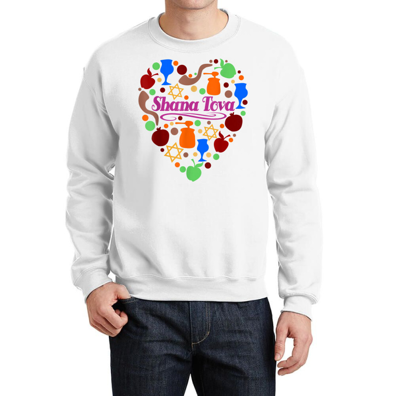 Shana Tova   Jewish New Year   Rosh Hashanah T Shi Crewneck Sweatshirt | Artistshot