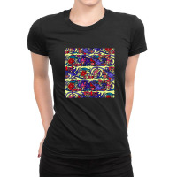 Cute Pattern In A Small Flower Little Leave Flowers Colorful Bright Su Ladies Fitted T-shirt | Artistshot