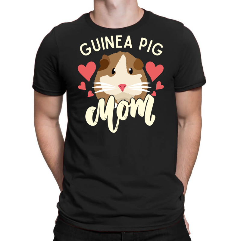 Guinea Pig Mom Love Hearts Gift For Pet Lovers T-shirt | Artistshot