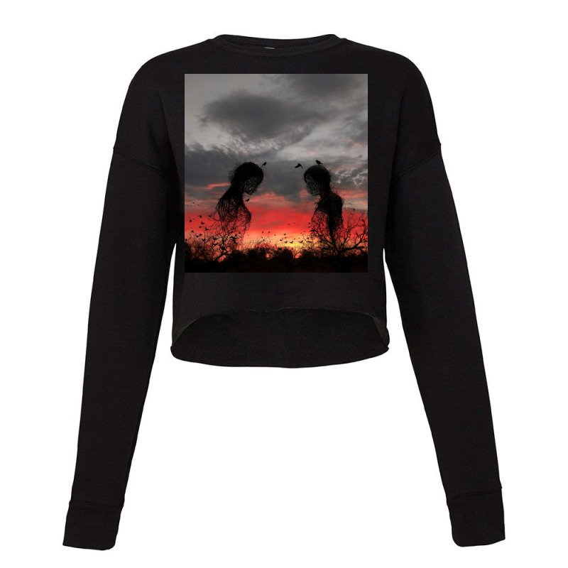 Sunset Cropped Sweater | Artistshot