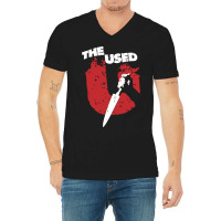 The U S E D V-neck Tee | Artistshot