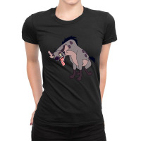 Ed Hyena Ladies Fitted T-shirt | Artistshot