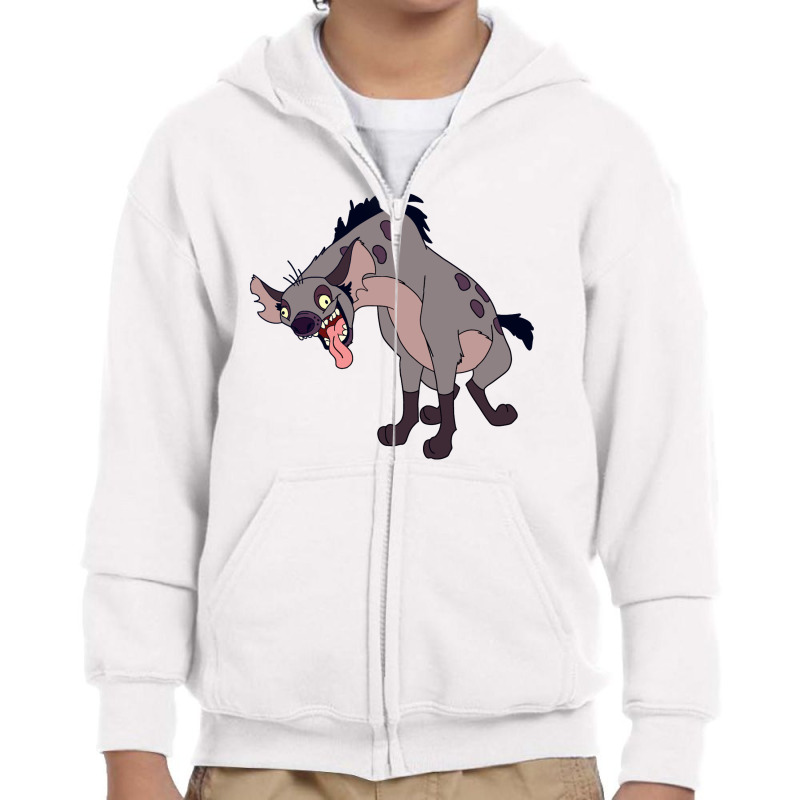 Ed Hyena Youth Zipper Hoodie by Rosiana | Artistshot