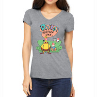 Rocko's Modern Life Hypnotized Character Long Slee Women's V-neck T-shirt | Artistshot