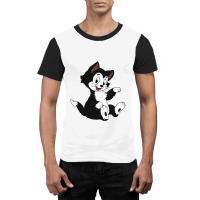 Figaro Cat Graphic T-shirt | Artistshot