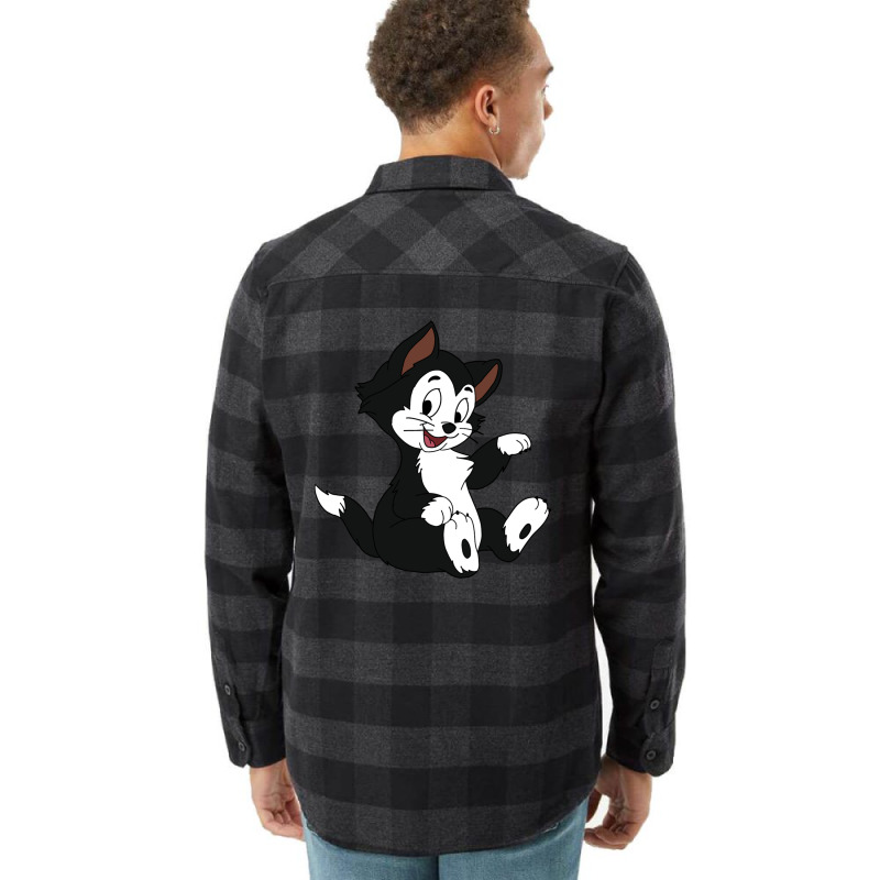 Figaro Cat Flannel Shirt by Rosiana | Artistshot