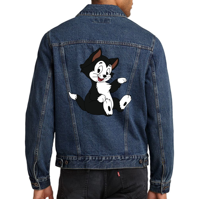 Figaro Cat Men Denim Jacket by Rosiana | Artistshot