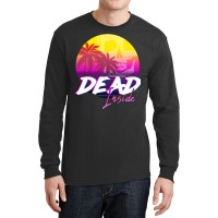 Dead Inside   Vaporwave Miami Aesthetic Spooky Moo Long Sleeve Shirts | Artistshot