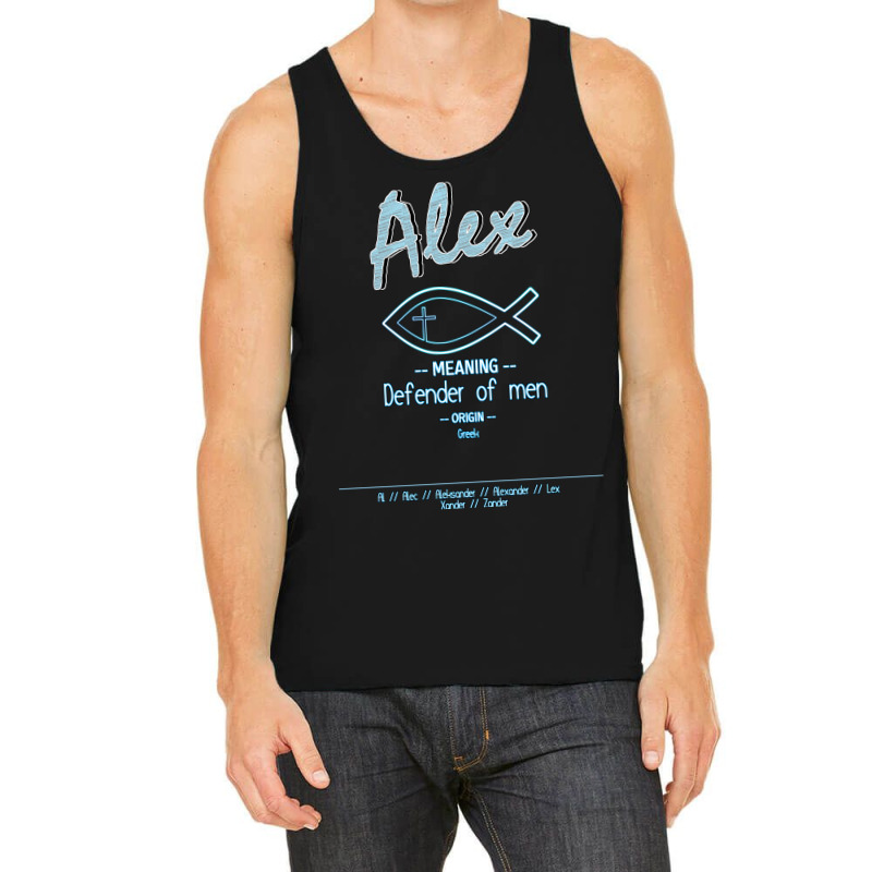 Alex Biblical Name Definition Tank Top by fathiyharebd | Artistshot