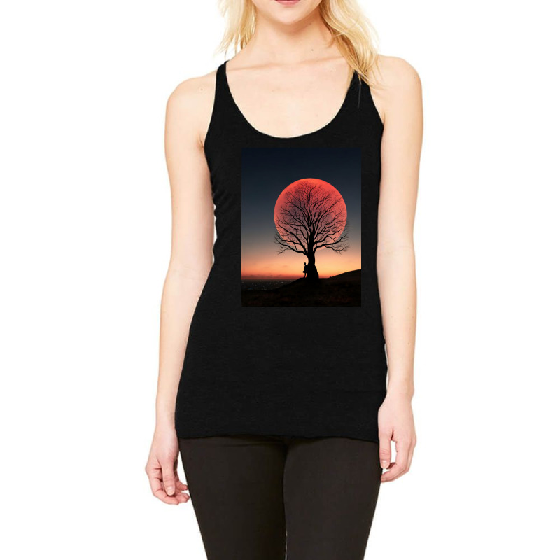 Moon Racerback Tank | Artistshot