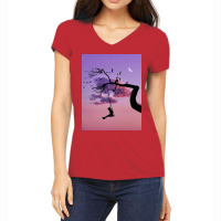 Swing Women's V-neck T-shirt | Artistshot