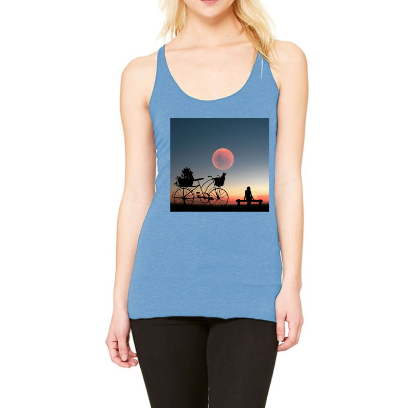 Girl On A Bicycle Racerback Tank | Artistshot