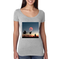 Girl On A Bicycle Women's Triblend Scoop T-shirt | Artistshot