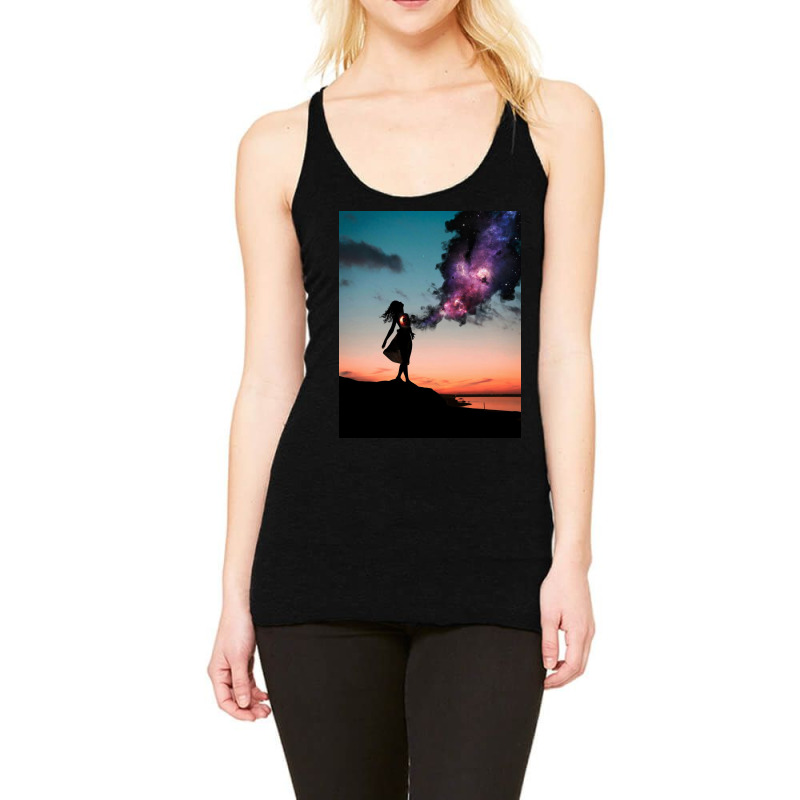 The Universe Within Us Racerback Tank | Artistshot