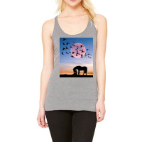 Horse And Woman Racerback Tank | Artistshot