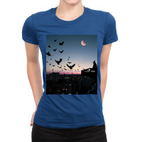 Balcony View Ladies Fitted T-shirt | Artistshot