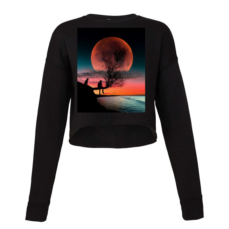 Moon Cropped Sweater | Artistshot