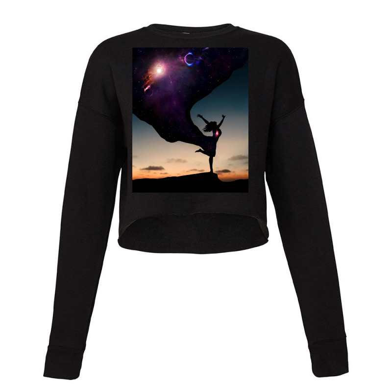 Space Way Cropped Sweater | Artistshot