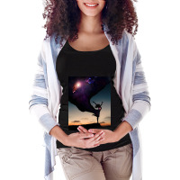 Space Way Maternity Scoop Neck T-shirt | Artistshot