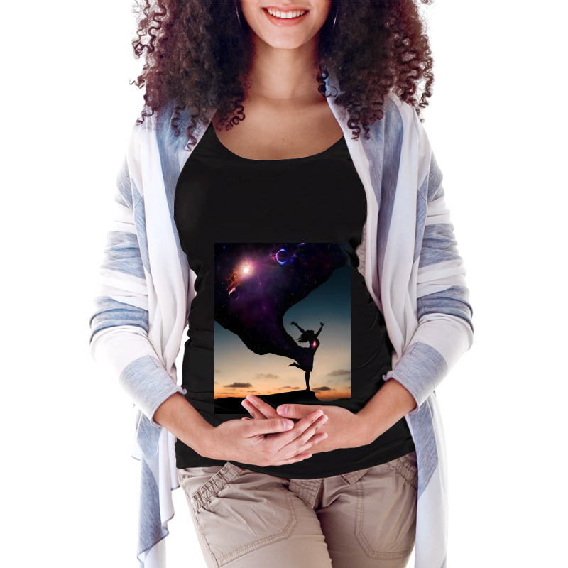 Space Way Maternity Scoop Neck T-shirt | Artistshot